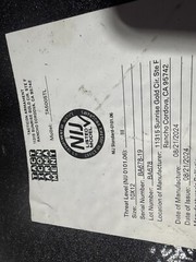 Tacticon |ta500stl Level 3 Steel Body Armor Plate single 10″ x 12″