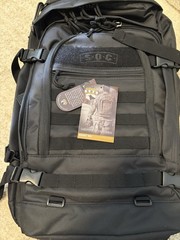 SOG Sandpiper of California Bugout Tactical Backpack MOLLE Black 5016-O-BLK