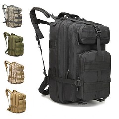 25-30L Outdoor Tactical Backpack Bag 600D Nylon Waterproof Camouflage Trekking R