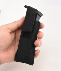 The ultimate Horizontal belt magazine carrier for concealed carry W/ strap