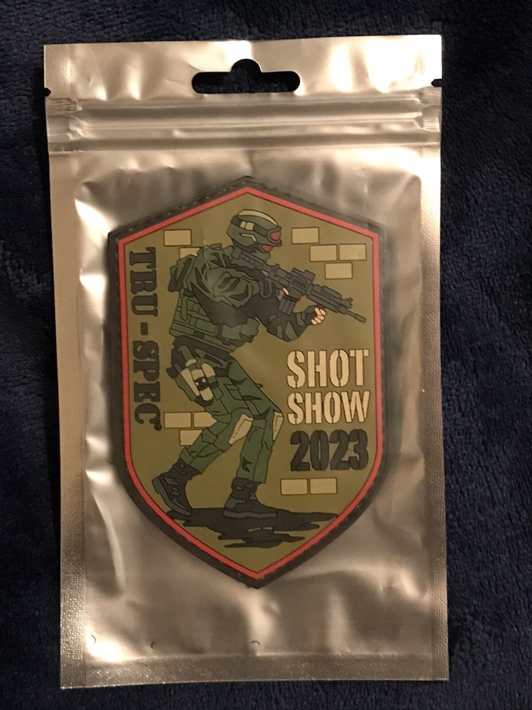 SHOT Show 2023 TRU-SPEC “Operator” PVC Patch, Hook & Loop, NEW in Package!