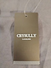 Crysully Leisure Apperial Grey Top Size XL
