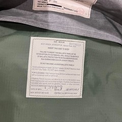 ACU Base Protective Vest Plate Carrier w/ Soft Armor Inserts Medium