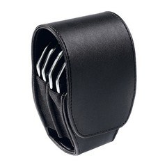 ASP 56160 Double Handcuff Case Black Leather for Chain/Hinge Cuffs | Duty Gear