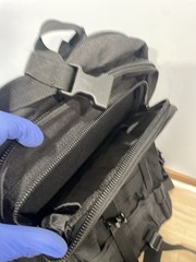 G4Free Tactical Black Backpack With expanding compartments -18” X 12” Ships Fast