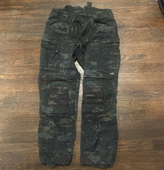 UF PRO Men’s Tactical Pants Multicam Black/Gray Size 33/30 Cotton Blend