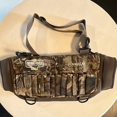 Magellan Outdoors Camo Shell Bag Hook & Loop Closure Adjustable Strap Shooting
