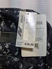 NexPak USA Apex Digital Camo Tactical Backpack 18×13.5×7 30L – NWT!