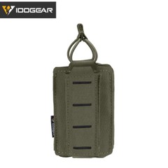 IDOGEAR Tactical 9mm 5.56 Magazine Pouch Kangaroo Mag Carrier MOLLE Open Top