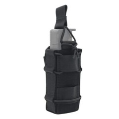 Tactical Molle 9mm Magazine Pouch Pistol Single Mag Bag Flashlight Holder Pouch