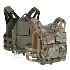 KRYDEX JPC 2.0 Jump Plate Carrier Tactical Lightweight Vest w/ Zip-on Back Pack