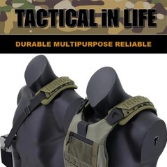 1 Pack Shoulder Strap Pad for Vest Carrier Soft Mesh Cushion Shoulder Strap Pad