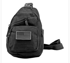 EastWest USA Tactical Shoulder Military Sling Bag Adjustable – Black- RT528-BK