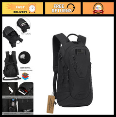 15L Tactical Motorcycle Backpack Rucksack for Outdoor Camping, Trekking & Huntin