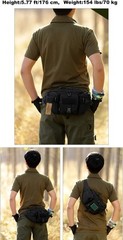 Lightweight Tactical Bum Bag with Hidden Pocket – Ideal for Outdoor Adventures