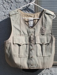 West Valley Uniforms Tan Tactical Duty Vest Khaki Security Patrol Gear Made USA