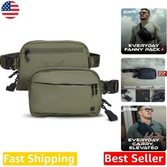 Durable Nylon Fanny Pack CCW Ready Ranger Green 4L Water-Resistant Secure Buckle