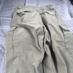 TRU-SPEC MENS TACTICAL SHOOTING CARGO RIPSTOP KHAKI Green SIZE 38×32