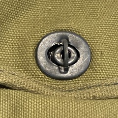 Rothco Canvas ( Lot Of 2 ) Ammo Pouch Military GREEN Two Pockets Twist Closure