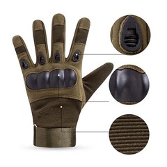 Tactical Gloves Hard Knuckle Anti-Slip Outdoor Workout Cycling Fitness