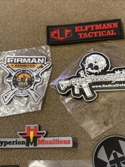 Lot Of 11 Shot Show Las Vegas 2022-2025 Patches Swag – Meta, Mercury ++ (#38)