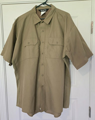 Vertx Phantom LT Short Sleeve Shirt, Desert Tan, Men’s Size 3XL