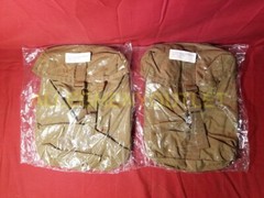 NEW Lot of 2 USGI Military USMC FILBE SUSTAINMENT POUCH Propper MOLLE Coyote NIB