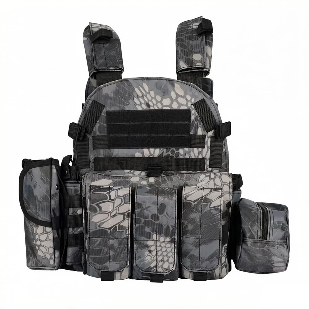 TOLLION Kids Tactical Vest, Adjustable Airsoft Paintball Vest, Boys Girls Out…
