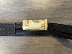 FORGE FORWARD, MULE, Money Belt. Size Medium, 34-38”. Black