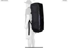 Large Military Duffle Bag Tactical Gear Load Out Deployment Cargo BLACK