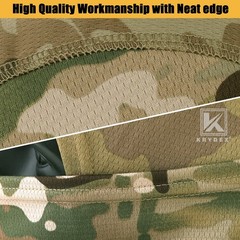 KRYDEX Tactical Face Mask Balaclava Camouflage Full Head Neck Wrap Quick Dry