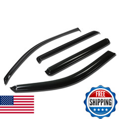 Dna Motoring Set Of 4 Tape-On Window Rain Guards Compatible 2003-2008 /