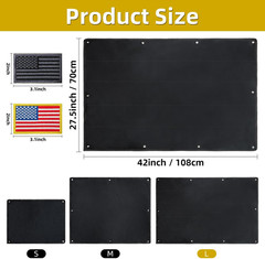 Tactical Patch Wall Board,Collapsible Tactical Patch Display, Hook and Loop