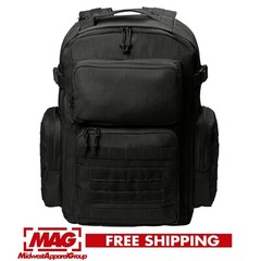 CORNERSTONE TACTICAL BLACK BACKPACK Jobsite Call of Duty Military Gear Patches