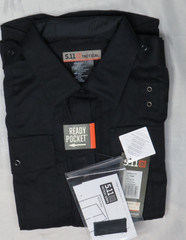 5.11 TACTICAL WOMEN M TALL MIDNIGHT NAVY SHIRT PDU CLASS B 61159 61159-750-M NWT