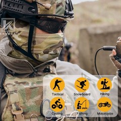 KRYDEX Tactical Face Mask Balaclava Camouflage Full Head Neck Wrap Quick Dry