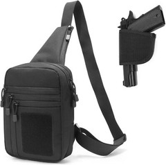 Crossbody Shoulder Pistol Bag for Men Handgun Sling Bag Tactical Crossbody Bag