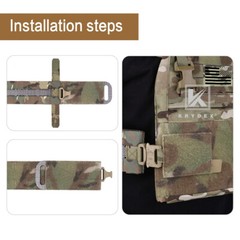 KRYDEX Quick Release Metal Buckle Cummerbund Adapters For AVS FCPC Tactical Vest