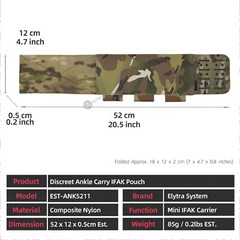 Discreet Ankle Carry IFAK Pouch (Empty) Tactical Gear Elytra System