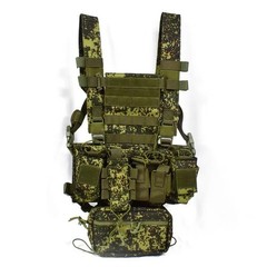 Russian EMR Digital Camouflage Tactical Vest MOLLE Lightweight D3 Chest Hanging