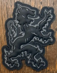 London Bridge Trading LBT “Lion Logo” Black & Grey Variant PVC Patch