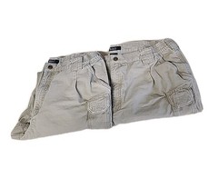 2 Pair 5.11 Tactical Pants Mens Size 38×32 Cargo Pockets Utility Work Khaki