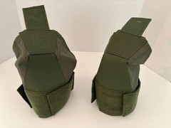 SAFARILAND/PROTECH Structured Upper Arm/Bicep Protector 2 Piece GreenW/Strap