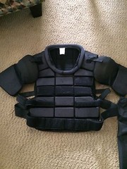Galls 2000 Body Armor Black Size M/L Plus Knee/Shin/Ankle Guards (set) L10”