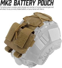 Tactical Helmet Battery Pouch MK2 Helmet Battery Pack Case Counterweight Pouch