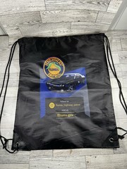 Florida Highway Patrol Carrying Storage Bag Drawstring Pouch Nylon