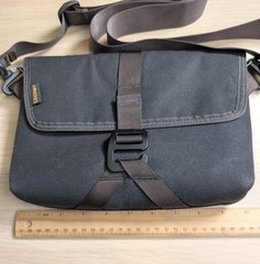 Lochby Field Sling Bumblebee Gray Waxed Canvas EDC Carry Bag Water Resistant