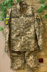 Combat Summer Suit Ukrainian Army Jacket&pants Uniform Camouflage Pixel MM-14