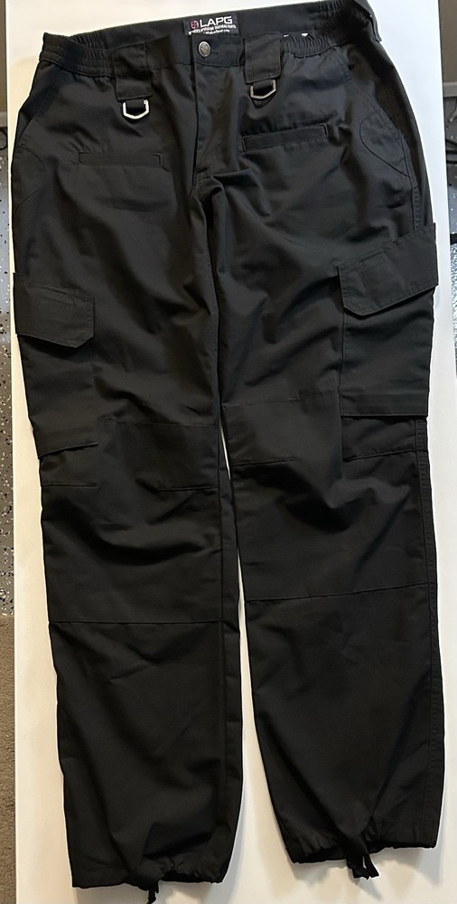 LAPG Women’s Operator Tactical Pants Black Size 14 Regular Ripstop PT-WB1003