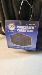 Rothco Concealed Carry Bag Thin Blue Line Edition. Item #2656.
